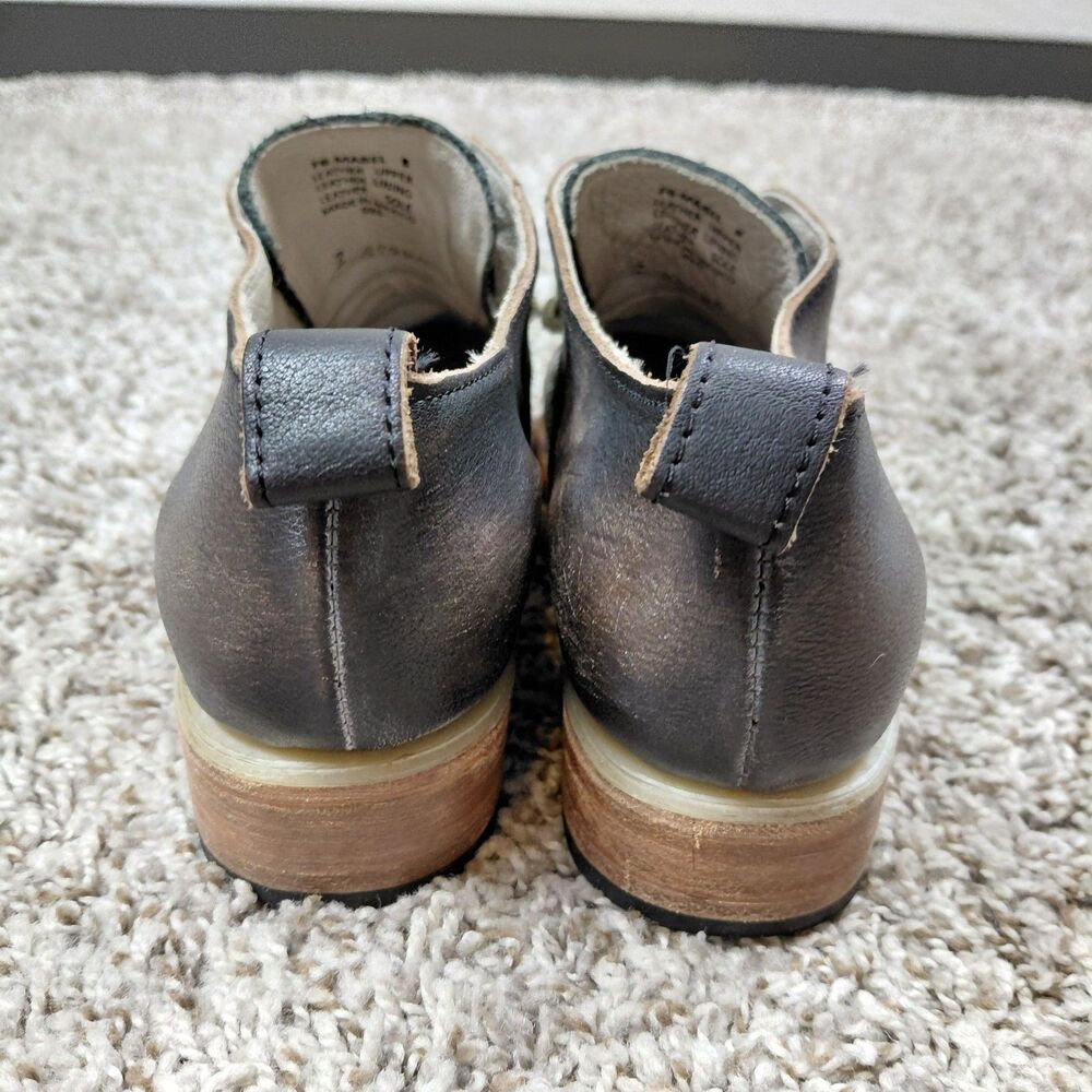 🦋FREEBIRD Metallic Snake-Print Oxford Shoes - Picture 4 of 8